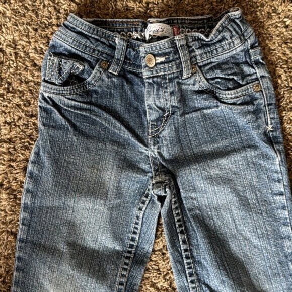Levis Size 5 Light Wash Bootcut Girls Jeans - Picture 2 of 9